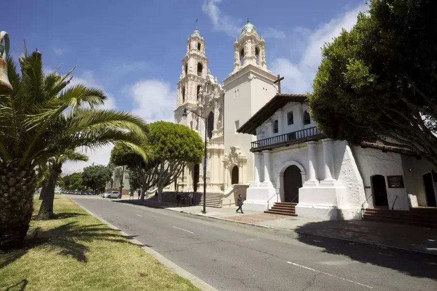 Mission Dolores during the day